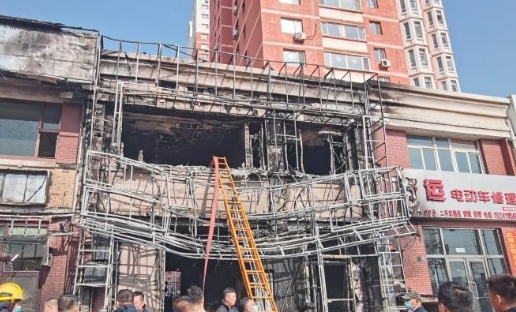 中國遼寧飯店火災致22人死