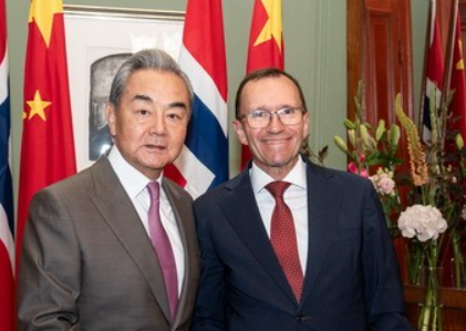 中方冀與挪威提升雙邊貿易水平 盡早簽訂自貿協定
